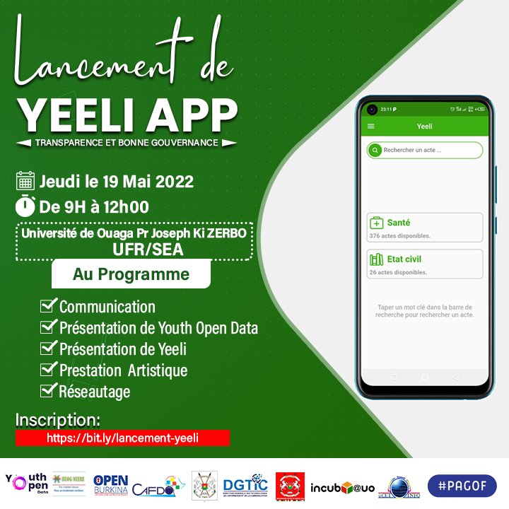 Yeeli, une application pour la promotion de la bonne gouvernance, la transparence et la participation citoyenne.